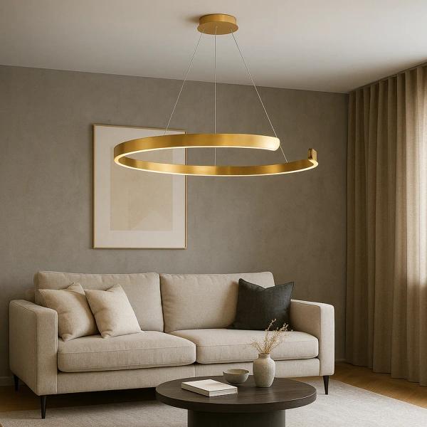 Exklusive Led-Pendelleuchte Solaris Nr.1 80 neutrale helle Farbe