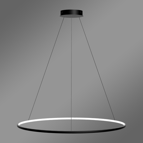 Moderne LED-Hängeleuchte Orbit No.1 100 cm Schwarz 3000K dimmbar LEDesign