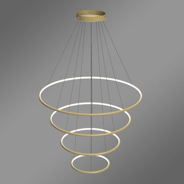 Moderne LED-Pendelleuchte Orbit No.4 100 cm Gold 4000K LEDesign