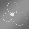 Moderne LED-Pendelleuchte Orbit S No.3 120 cm Weiß 4000K dimmbar LEDesign