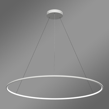 Moderne LED-Pendelleuchte Orbit No.1 120 cm Weiß 4000K mit Fernbedienung LEDesign