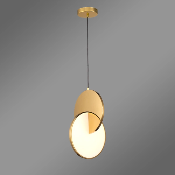 Led-Pendelleuchte Eclipse gold modern für elegante Innenräume