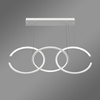 Moderne LED Pendelleuchte Celestial No 3 weiß mit Fernbedienung 4000K LEDesign
