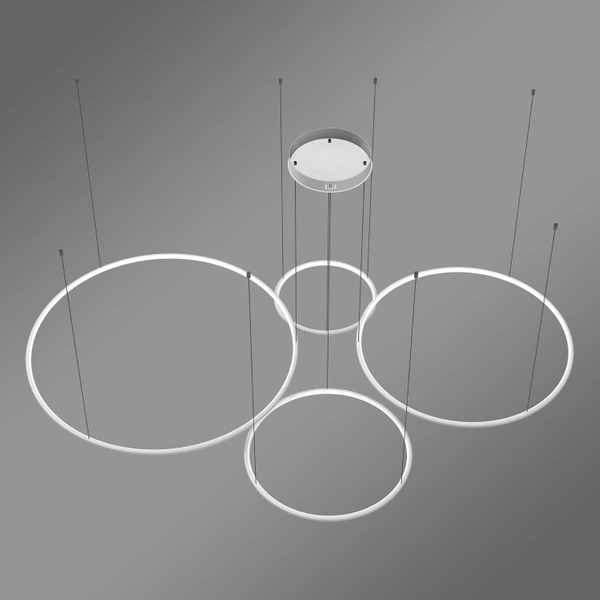 Moderne LED-Pendelleuchte Orbit S No.4 100 cm Weiß 4000K LEDesign