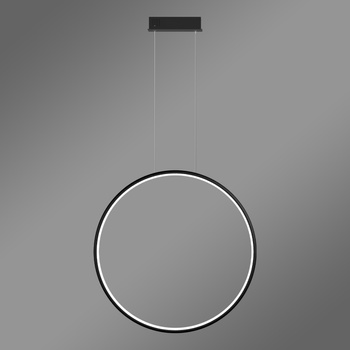 Moderne Hängeleuchte Led Moon 50 cm schwarz, mit Fernbedienung, 4000K LEDesign