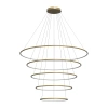 Moderne LED-Pendelleuchte Led Orbit No.5 150 cm Gold mit Fernbedienung 3000K–6000K LEDesign
