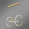 Moderne LED Pendelleuchte Celestial No 3  gold mit Tuya App 4000K LEDesign