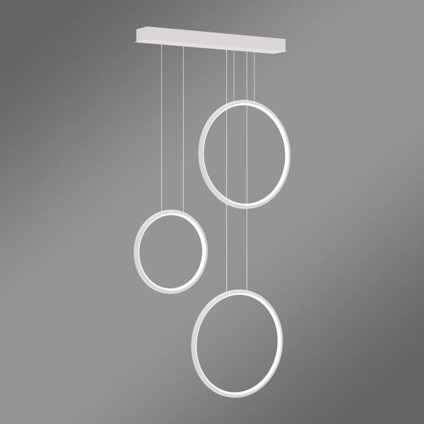 Moderne LED-Pendelleuchte Moon No.3 Weiß 4000K mit Tuya App LEDesign