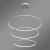 Moderne LED-Pendelleuchte Orbit No.3 100 cm Weiß 3000K dimmbar LEDesign