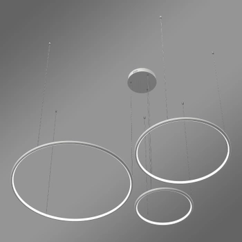 Moderne LED-Pendelleuchte Orbit S No.3 80cm Weiß 4000K dimmbar  LEDesign