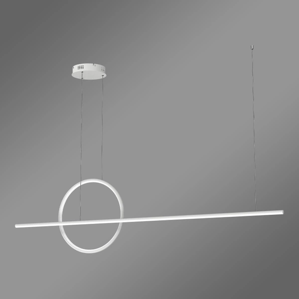 Moderne LED-Pendelleuchte Geometrik 40 cm Weiß 3000K mit Tuya LEDesign