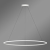 Moderne LED-Pendelleuchte Orbit No.1 120 cm Weiß 4000K mit Fernbedienung LEDesign