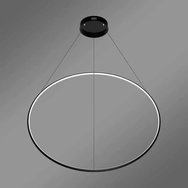 Moderne LED-Hängeleuchte Orbit No.1 120 cm Schwarz 3000K dimmbar LEDesign