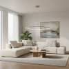Moderne LED-Hängeleuchte Orbit No.1 150 cm Gold 4000K dimmbar LEDesign