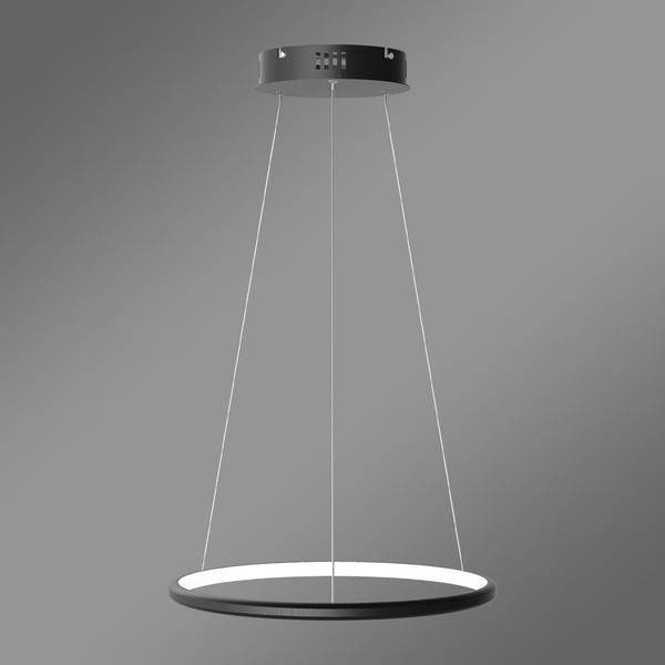 Moderne LED-Hängeleuchte Orbit No.1 40 cm Schwarz 3000K LEDesign
