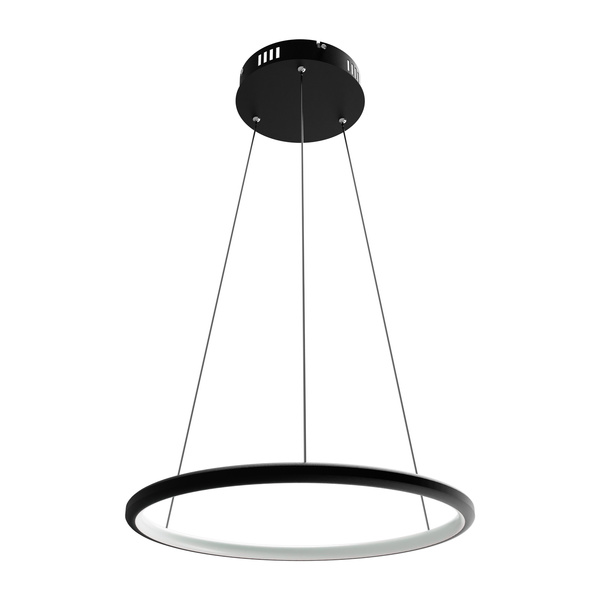 Moderne LED-Hängeleuchte Orbit No.1 40 cm Schwarz 4000K LEDesign