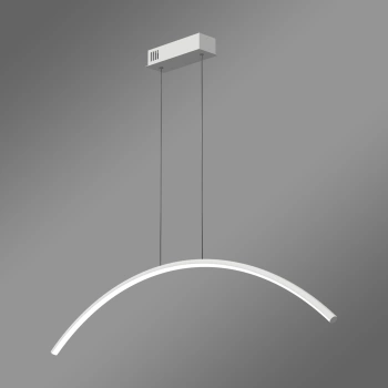 Nowoczesna lampa wisząca Led LINE No.2 60 cm czarna barwa neutralna 3K LEDesign
