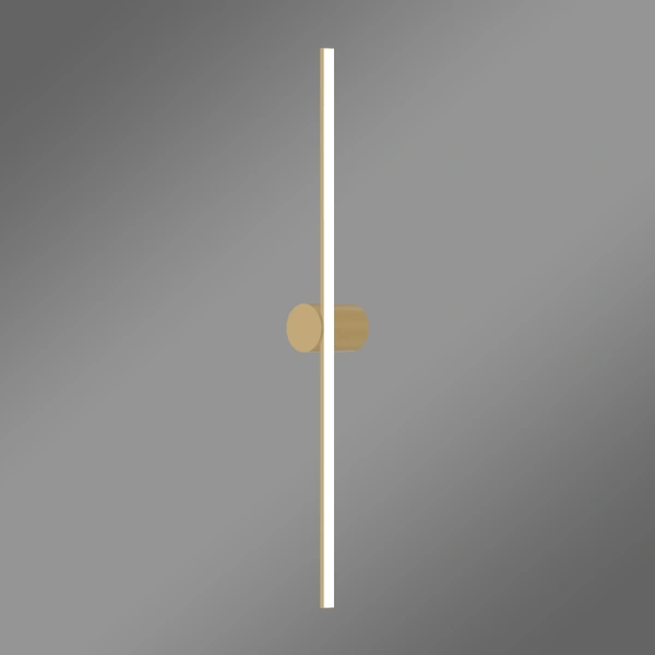 LED-Wandleuchte Line No.2 80 cm Gold 3000K LEDesign
