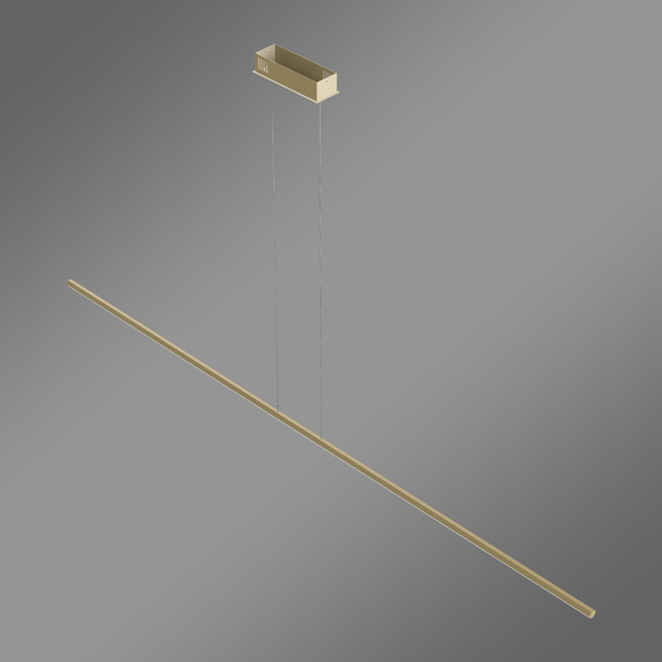 Moderne LED-Pendelleuchte Line 180 cm Gold 3000K LEDesign