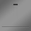 Moderne LED-Pendelleuchte LINE 120 cm Schwarz 3000K dimmbar LEDesign