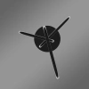 Moderne Led Moon Pendelleuchte No.3 B schwarze 4000K LEDesign