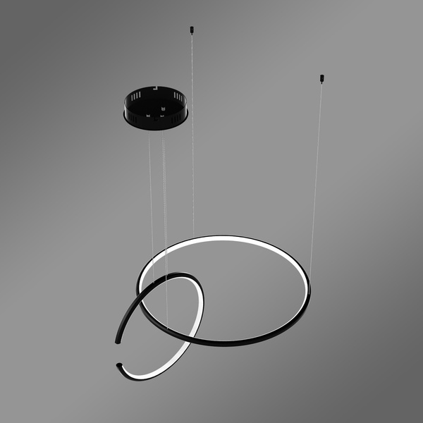 Moderne Led-Pendelleuchte Celestial No.2 schwarz mit Tuya App 3000K LEDesign