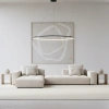 Moderne LED-Hängeleuchte Orbit No.1 150 cm Schwarz 4000K dimmbar LEDesign
