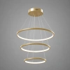 Moderne LED-Pendelleuchte Orbit No.3 50 cm Gold 3000K LEDesign
