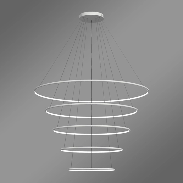Moderne LED Pendelleuchte Orbit No.5 150 cm weiß 4000K LEDesign
