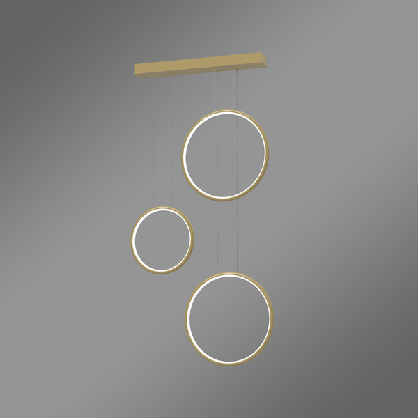 Moderne LED-Pendelleuchte Moon No.3 Gold 4000K mit Tuya App LEDesign
