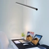 Moderne LED-Pendelleuchte LINE 120 cm Schwarz 4000K dimmbar LEDesign
