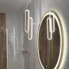 Moderne LED-Pendelleuchte Led Ellipse No.2 Gold 3000K LEDesign