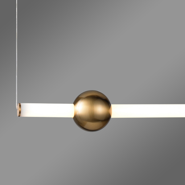 Moderne LED-Pendelleuchte Led Solis B2 Gold 3000K