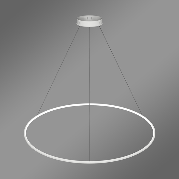 Moderne LED-Hängeleuchte Orbit No.1 120 cm Weiß 3000K mit Fernbedienung LEDesign