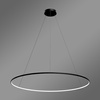 Moderne LED-Hängeleuchte Orbit No.1 150 cm Schwarz 3000K mit Fernbedienung LEDesign