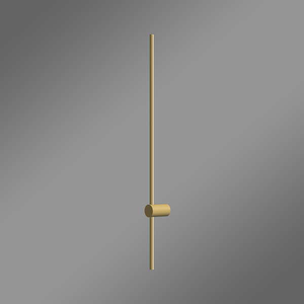 LED-Wandleuchte Line 120 cm Gold 4000K mit Fernbedienung LEDesign