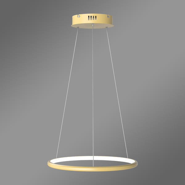 Moderne LED-Hängeleuchte Orbit No.1 40 cm Gold 4000K mit Fernbedienung LEDesign