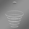 Moderne LED Pendelleuchte Orbit No.5 Weiß 150 cm 3000K LEDesign