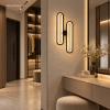 Moderne LED-Wandleuchte Led Ellipse No.2 Schwarz 3000K LEDesign