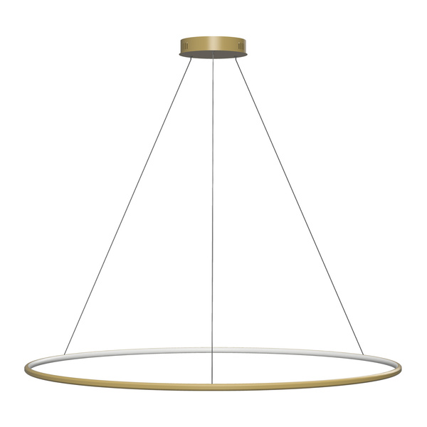 Moderne LED-Hängeleuchte Orbit No.1 120 cm Gold Smart 4000K LEDesign