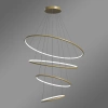 Moderne LED-Pendelleuchte Orbit No.4 100 cm Gold 4000K LEDesign