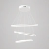 Moderne LED-Pendelleuchte Orbit No.3 50 cm Weiß 3000K mit Fernbedienung LEDesign
