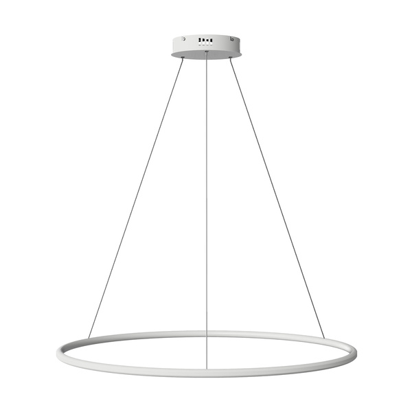Moderne LED-Hängeleuchte Orbit No.1 80 cm Weiß 4000K dimmbar LEDesign