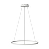 Moderne LED-Hängeleuchte Orbit No.1 60 cm Weiß 4000K mit Fernbedienung LEDesign