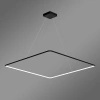 Pendelleuchte Led Quadrum No.1 120 cm Schwarz 4000K mit Fernbedienung LEDesign
