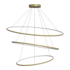Moderne LED-Pendelleuchte Orbit No.3 120 cm Gold 3000K mit Tuya LEDesign