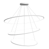 Moderne LED-Pendelleuchte Orbit No.3 150 cm Weiß 3000K LEDesign