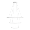 Moderne LED-Pendelleuchte Orbit No.3 80 cm Weiß 3000K mit Tuya LEDesign