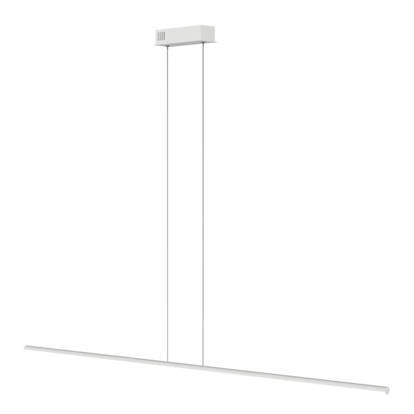 Moderne LED-Pendelleuchte Line 150 cm Weiß 3000K dimmbar LEDesign