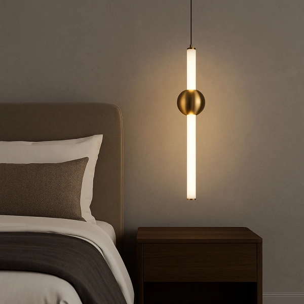 Moderne LED-Pendelleuchte Led Solis B1 Gold 3000K